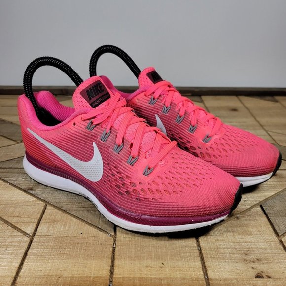 Nike Shoes - Nike Womens Air Zoom Pegasus 34 880560-605 Pink Running Shoes Sneakers Size 6